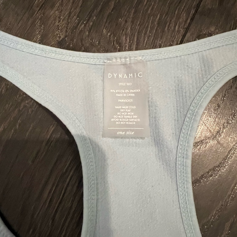 Light Blue Razorback Tank Top - Picture 3 of 3